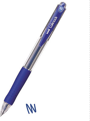 Uni-Ball Στυλό Ballpoint 0.5mm με Μπλε Mελάνι Laknock SN-100