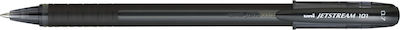 Uni-Ball Jetstream SX-101 Stift Kugelschreiber 0.7mm mit Schwarz Tinte Schwarz Körper