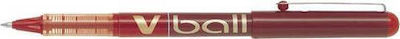 Pilot V-Ball Stift Rollerball 0.7mm mit Rot Tinte