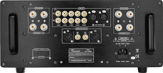 Vincent Ολοκληρωμένος Ενισχυτής Hi-Fi Stereo SV-238 MK 400W/4Ω 200W/8Ω Ασημί
