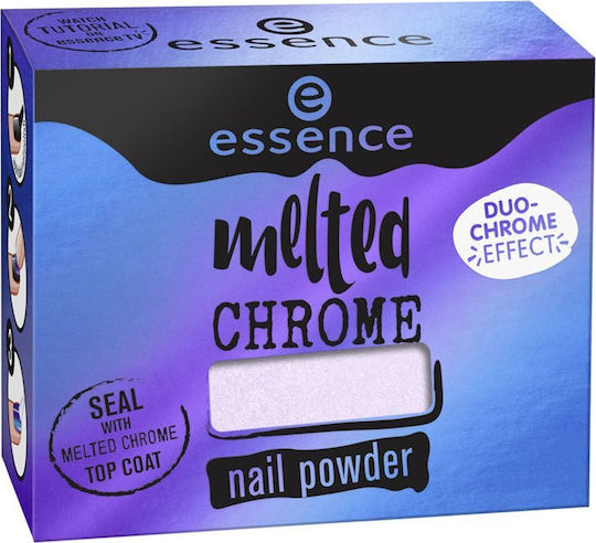 Essence Melted Chrome Nail Powder Pudră de decorare pentru Unghii în Culoarea Violet