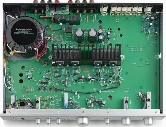 Rotel A10 Ολοκληρωμένος Ενισχυτής Hi-Fi Stereo 40W/8Ω Ασημί