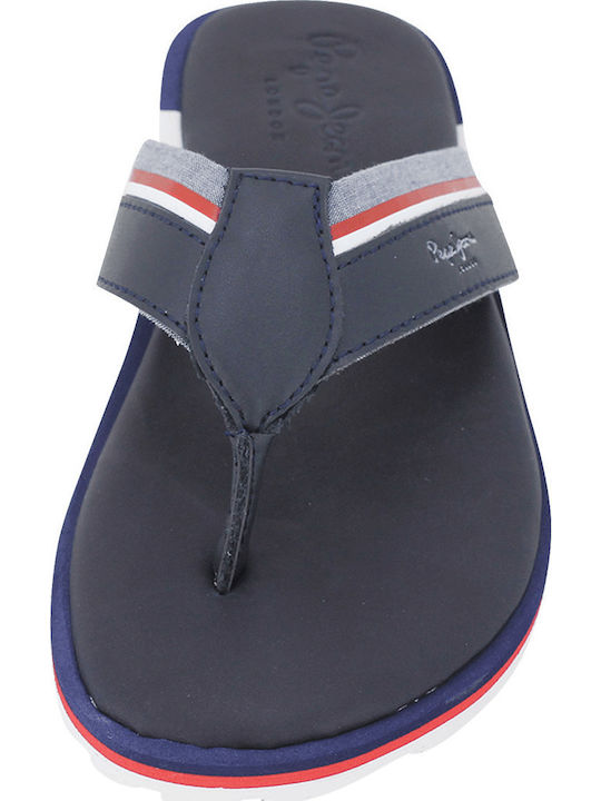 Barrel Fabric Men's Flip Flops Blue