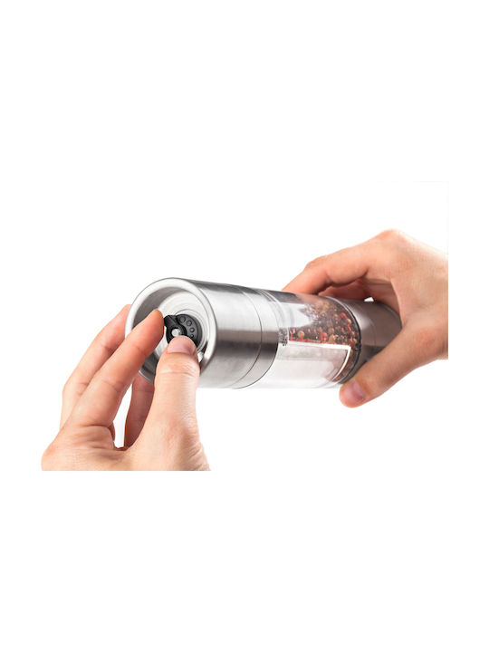 Lamart Manual 2 in 1 Plastic Spice Mill 22cm Silver