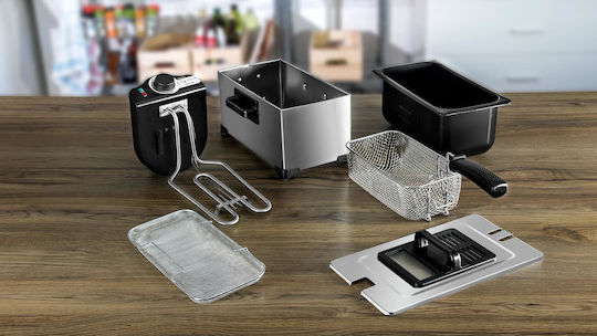 Cecotec CleanFry Φριτέζα 3lt Ασημί