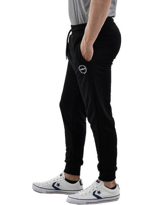Herren-Sweatpants mit Gummizug Schwarz