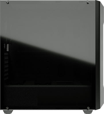 Cougar Gemini S Gaming Midi Tower Κουτί Υπολογιστή με Πλαϊνό Παράθυρο και RGB Φωτισμό Μαύρο