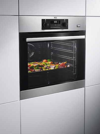 AEG Φούρνος άνω Πάγκου 71lt Π59.5εκ. Inox
