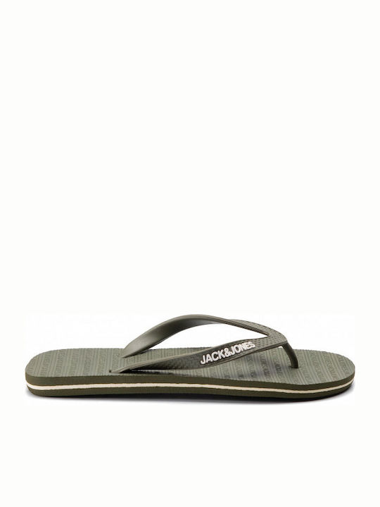 Jack & Jones Herren-Flip-Flops Olive Night