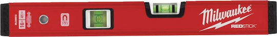 Milwaukee Redstick Compact 40 Spirit Level Aluminum Magnetic 40cm with 2 Eyes