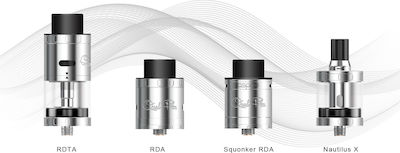 Aspire Quad-Flex Survival Kit Atomizor pentru Țigări Electronice RDTA 2ml Negru 3031