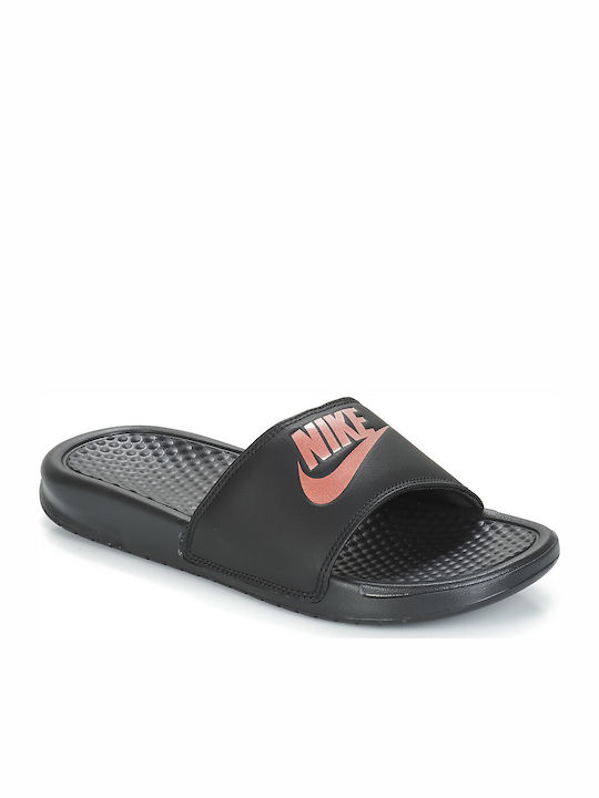 Nike Benassi Just Do It Women's Slides Black