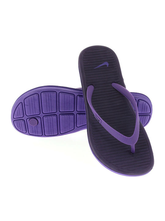 Nike Solarsoft Frauen Flip Flops in Lila Farbe