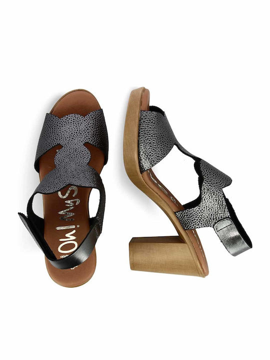 Leather Sandals Gray