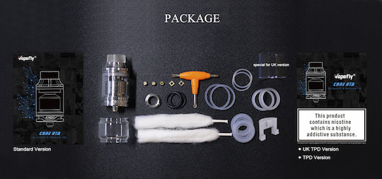 Vapefly Core RTA 2ml Black