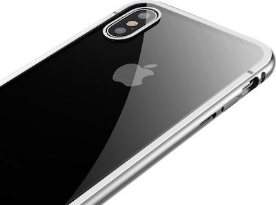 Baseus 360 Vollschutz Metallisch Silber (iPhone XS Max) WIAPIPH65-CS0S