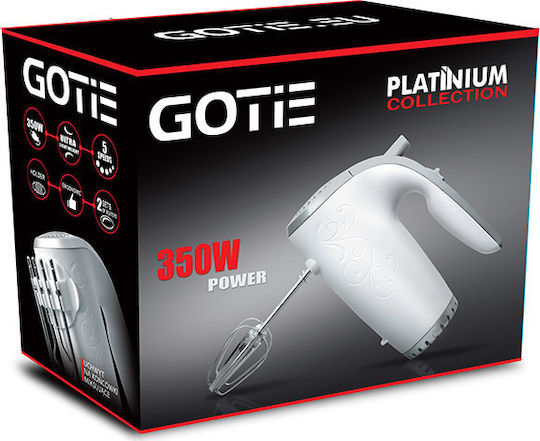 Gotie GHM-350B Μίξερ Χειρός 350W Λευκό