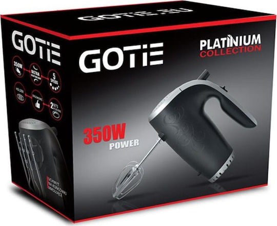 Gotie GHM-350C Hand Mixer 350W Black