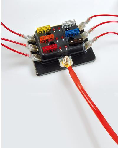 Lampa Fuse Block 12v-24v Siguranță Auto
