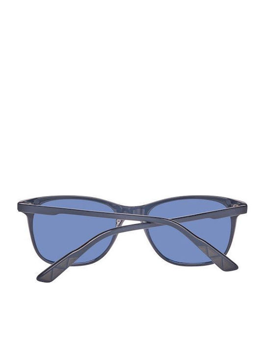 Helly Hansen Women's Sunglasses with Black Plastic Frame and Blue Mirror Lens HH5007-C03