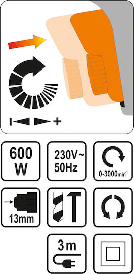 Sthor Κρουστικό Δράπανο 600W