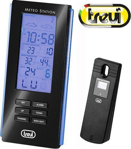 Trevi ME 3108 Drahtlos Wetterstation Digital Blau