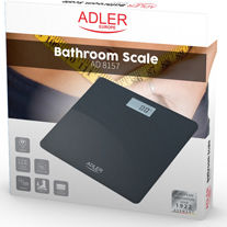Adler Digital Bathroom Scale Black Graphite AD 8157
