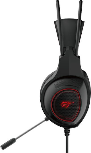 Havit H2239D Over Ear Gaming Headset με σύνδεση 3.5mm / USB