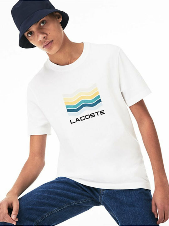 Lacoste Men's Short Sleeve T-shirt White TH4274-001