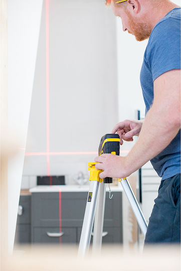 Stanley Fatmax Αυτορυθμιζόμενο Γραμμικό Αλφάδι Laser Κόκκινης Δέσμης 1.5V με Εύρος Εργασίας 30m