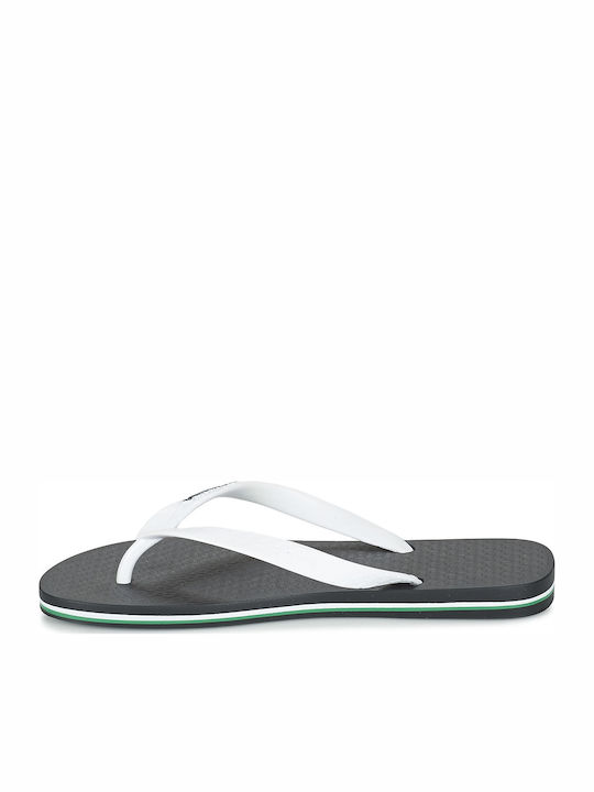 Classic Brazil II Men's Flip Flops White