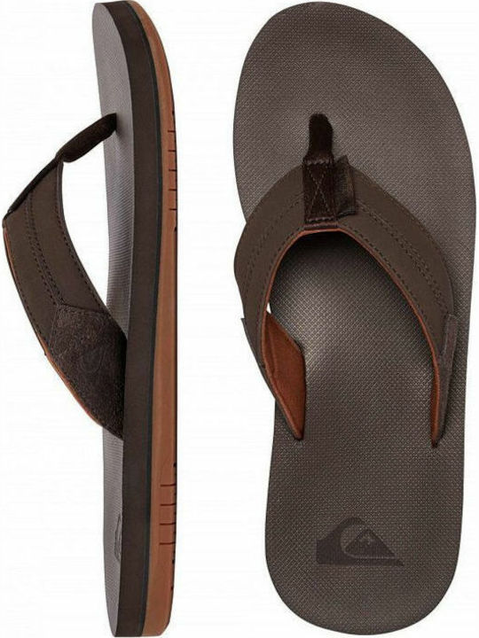 Coastal Oasis Herren Flip Flops Braun
