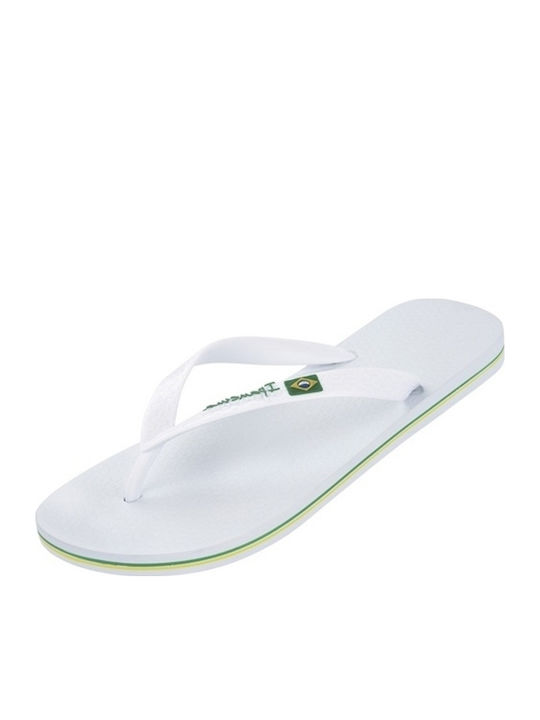 Classic Brazil II Herren Flip Flops Weiße