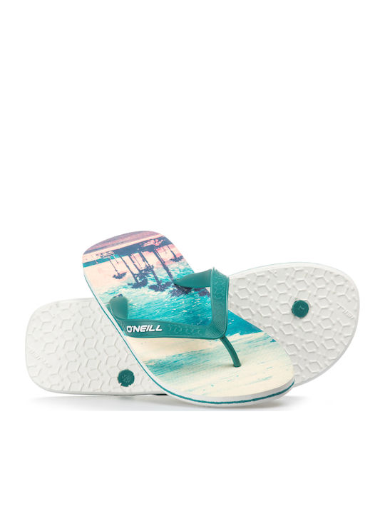 O'Neill Profile Pattern Flip Flops Turquoise O'Neill Profile Pattern Flip Flops Turquoise