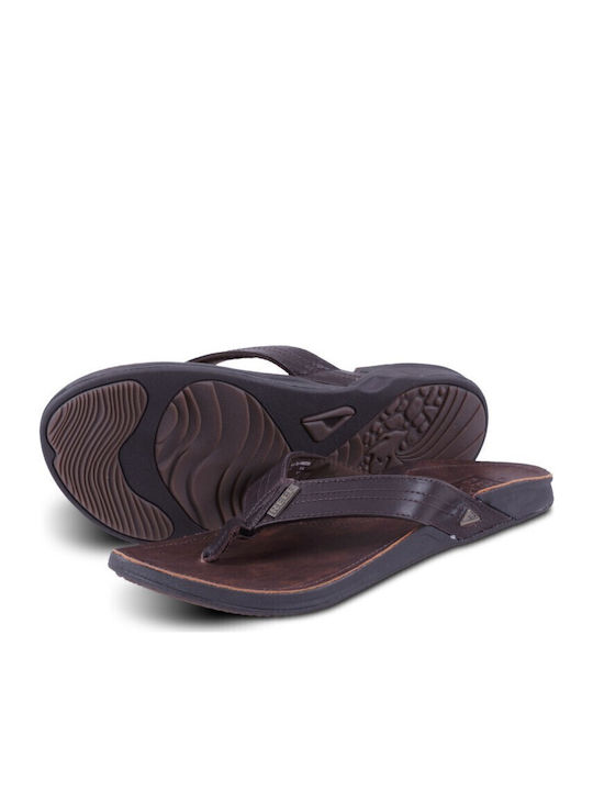 J-Bay III Ανδρικά Flip Flops Ανατομικά Καφέ