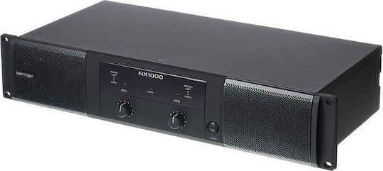 Behringer NX1000 Τελικός Ενισχυτής PA 2 Καναλιών 300W/4Ω