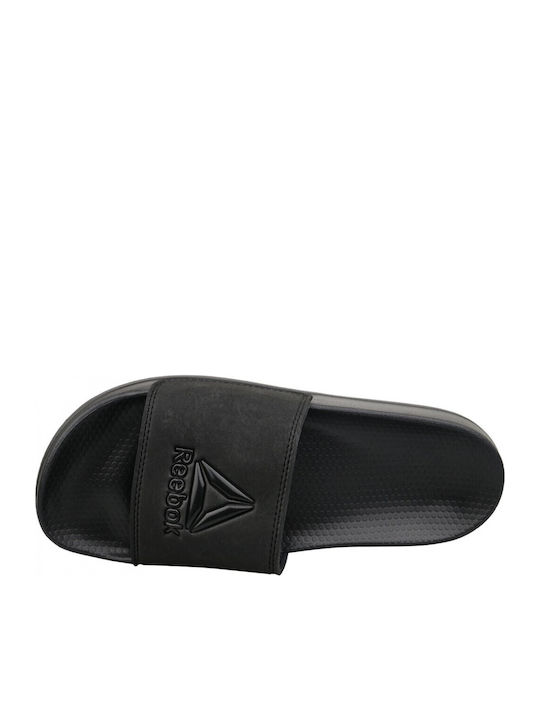 Fulgere Slide Frauen Flip Flops in Schwarz Farbe