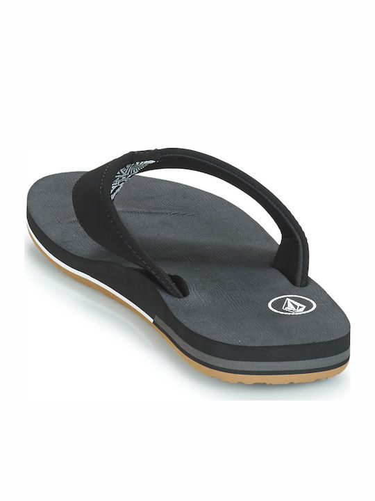 Victor Slapi Bărbați Flip Flops Negri