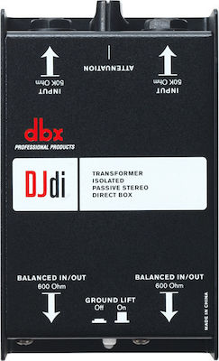 DBX DJdi Passive 2 Channel DI Box