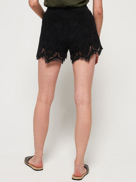 Mandy Lace Γυναικείο Σορτς Μαύρο