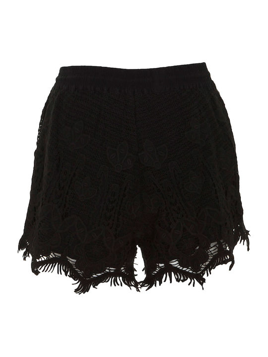 Mandy Lace Γυναικείο Σορτς Μαύρο