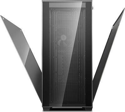 Deepcool Matrexx 70 Gaming Midi Tower Κουτί Υπολογιστή με Πλαϊνό Παράθυρο Μαύρο