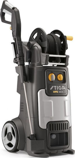 Stiga HPS 550 R Πλυστικό Ρεύματος 2500W με Πίεση 150bar και Μεταλλική Αντλία