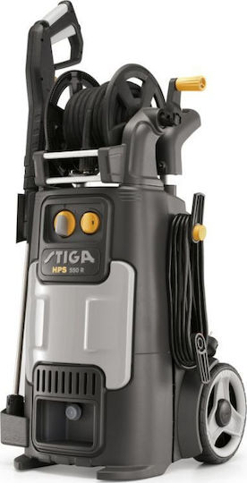 Stiga HPS 550 R Πλυστικό Ρεύματος 2500W με Πίεση 150bar και Μεταλλική Αντλία