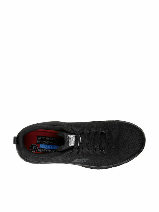 Skechers Flex Advantage - Bendon Low Work Black with Certification SR