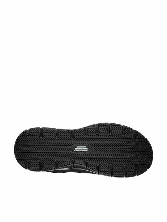 Skechers Flex Advantage - Bendon Low Work Black with Certification SR