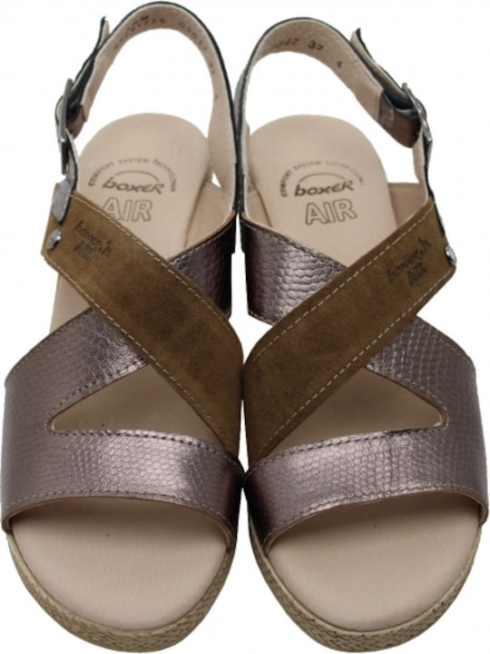 Din piele Sandale Bronze