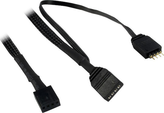 Inter-Tech L-12025 Aura RGB Ventilator Carcasă cu Conexiune 4-Pin PWM 1buc