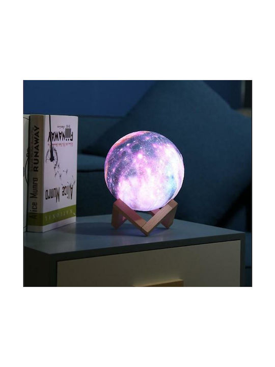 Διακοσμητικό Φωτιστικό LED RGB Moon Light 12x12εκ.