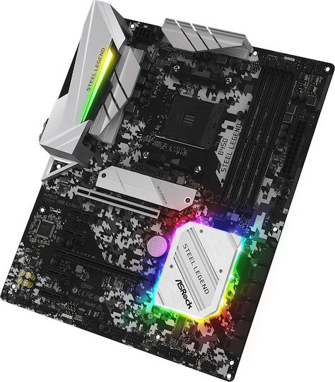 ASRock B450 Steel Legend Motherboard ATX με AMD AM4 Socket 90-MXBA00-A0UAYZ